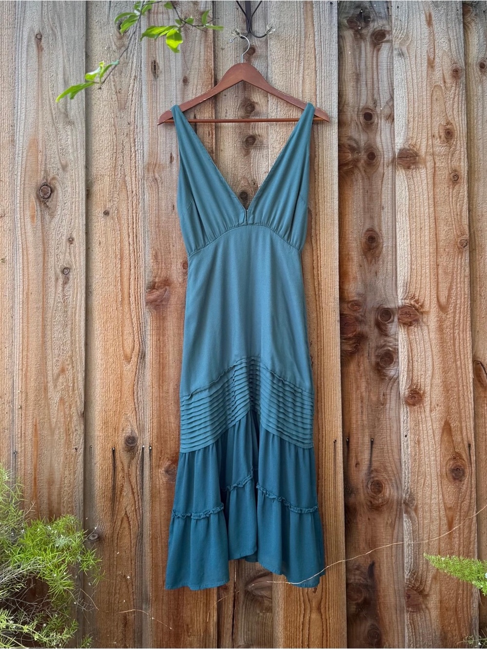 Pampelone Iris Chiffon Dress (TEAL)